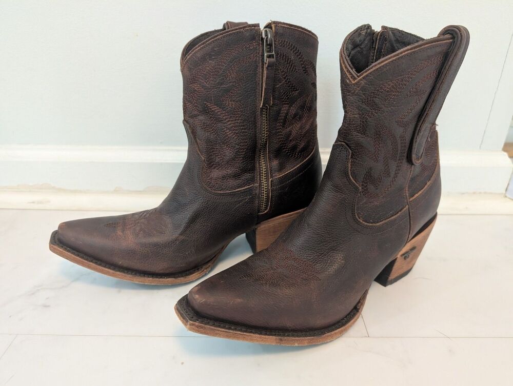 Lane Smokeshow Bootie - Size 10, Cognac - Women's Brown Cowboy Ankle Boots